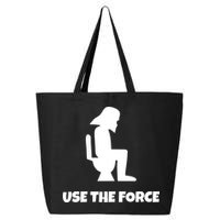 Use The Force Funny Pooping 25L Jumbo Tote