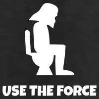 Use The Force Funny Pooping 25L Jumbo Tote