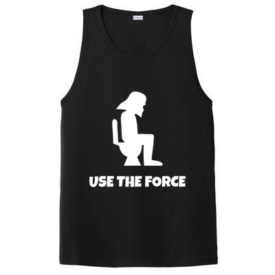Use The Force Funny Pooping PosiCharge Competitor Tank