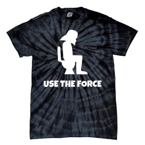 Use The Force Funny Pooping Tie-Dye T-Shirt