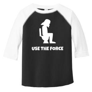 Use The Force Funny Pooping Toddler Fine Jersey T-Shirt