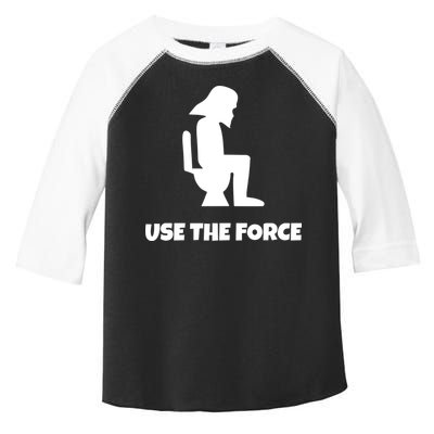 Use The Force Funny Pooping Toddler Fine Jersey T-Shirt