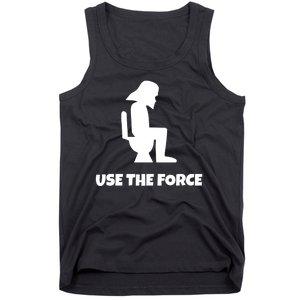 Use The Force Funny Pooping Tank Top