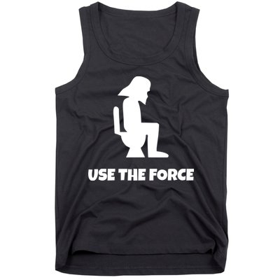 Use The Force Funny Pooping Tank Top