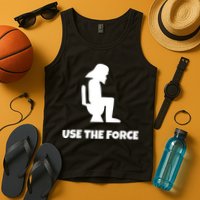 Use The Force Funny Pooping Tank Top