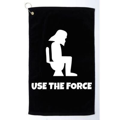 Use The Force Funny Pooping Golf Towel