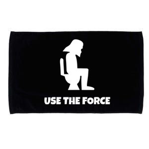 Use The Force Funny Pooping Microfiber Hand Towel