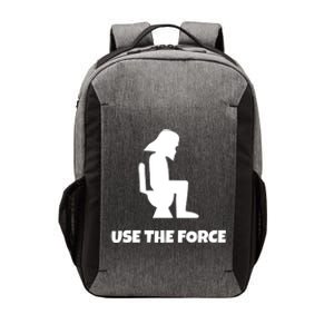 Use The Force Funny Pooping Vector Backpack