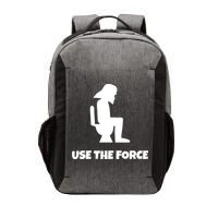 Use The Force Funny Pooping Vector Backpack