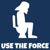 Use The Force Funny Pooping Infant Baby Jersey Bodysuit