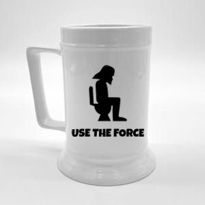 Use The Force Funny Pooping Beer Stein