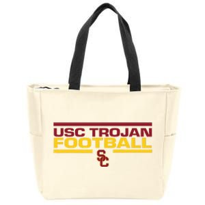 U.S.C T.R.O.J.A.N.S Football Tackle Zip Tote Bag