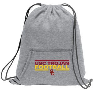 U.S.C T.R.O.J.A.N.S Football Tackle Sweatshirt Cinch Pack Bag