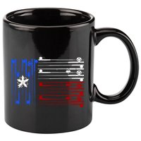USA Texas Fishing Rods Flag 11oz C Handle Ceramic Mug