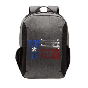 USA Texas Fishing Rods Flag Vector Backpack