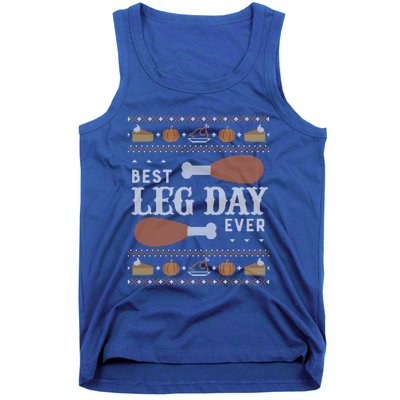 Ugly Thanksgiving Funny Best Leg Day Cool Gift Cool Gift Tank Top