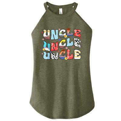 Uncle Toy Funny Story Grandpa Fathers Day Women’s Perfect Tri Rocker Tank