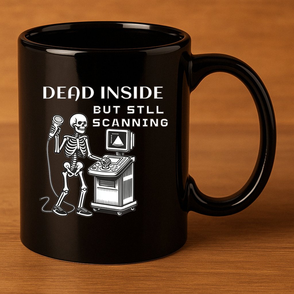 Ultrasound Tech Graduate Cardiac Sonographer Echo Vascular 11oz C Handle Ceramic Mug