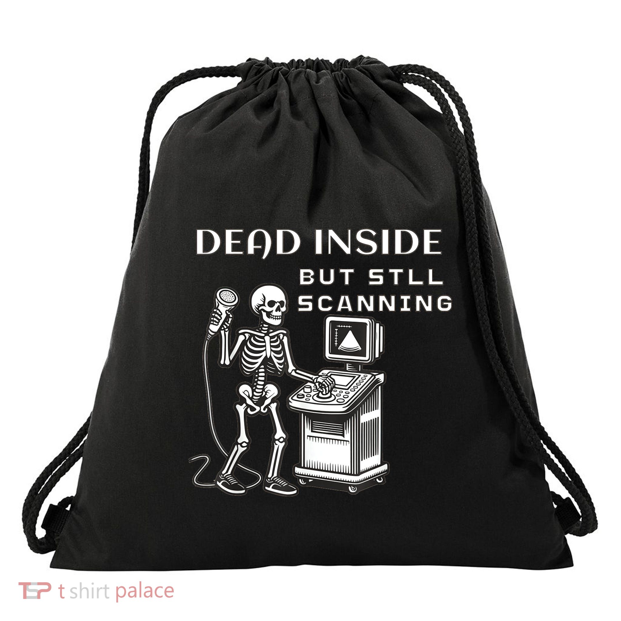 Ultrasound Tech Graduate Cardiac Sonographer Echo Vascular Drawstring Bag