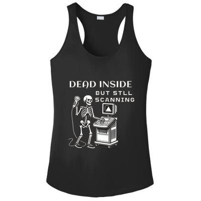 Ultrasound Tech Graduate Cardiac Sonographer Echo Vascular Ladies PosiCharge Competitor Racerback Tank