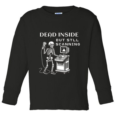 Ultrasound Tech Graduate Cardiac Sonographer Echo Vascular Toddler Long Sleeve Shirt