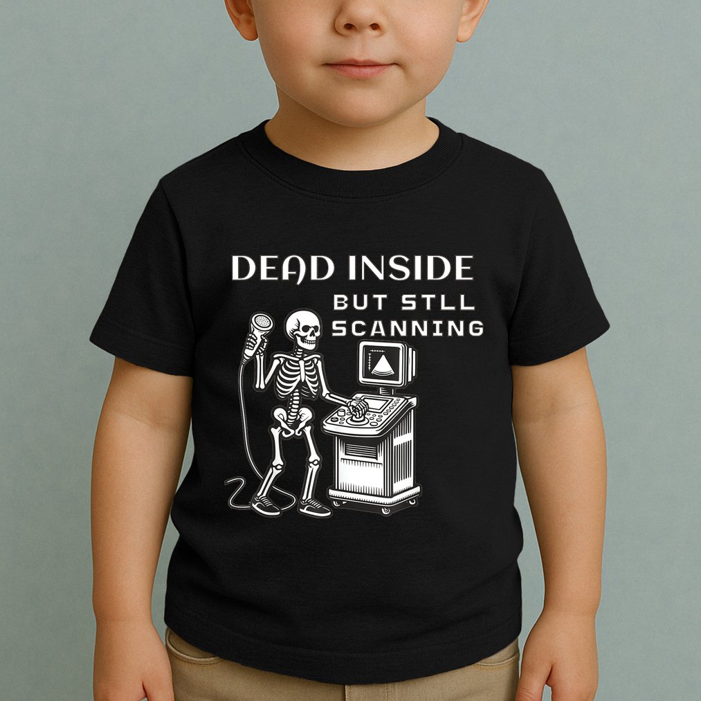 Ultrasound Tech Graduate Cardiac Sonographer Echo Vascular Toddler T-Shirt