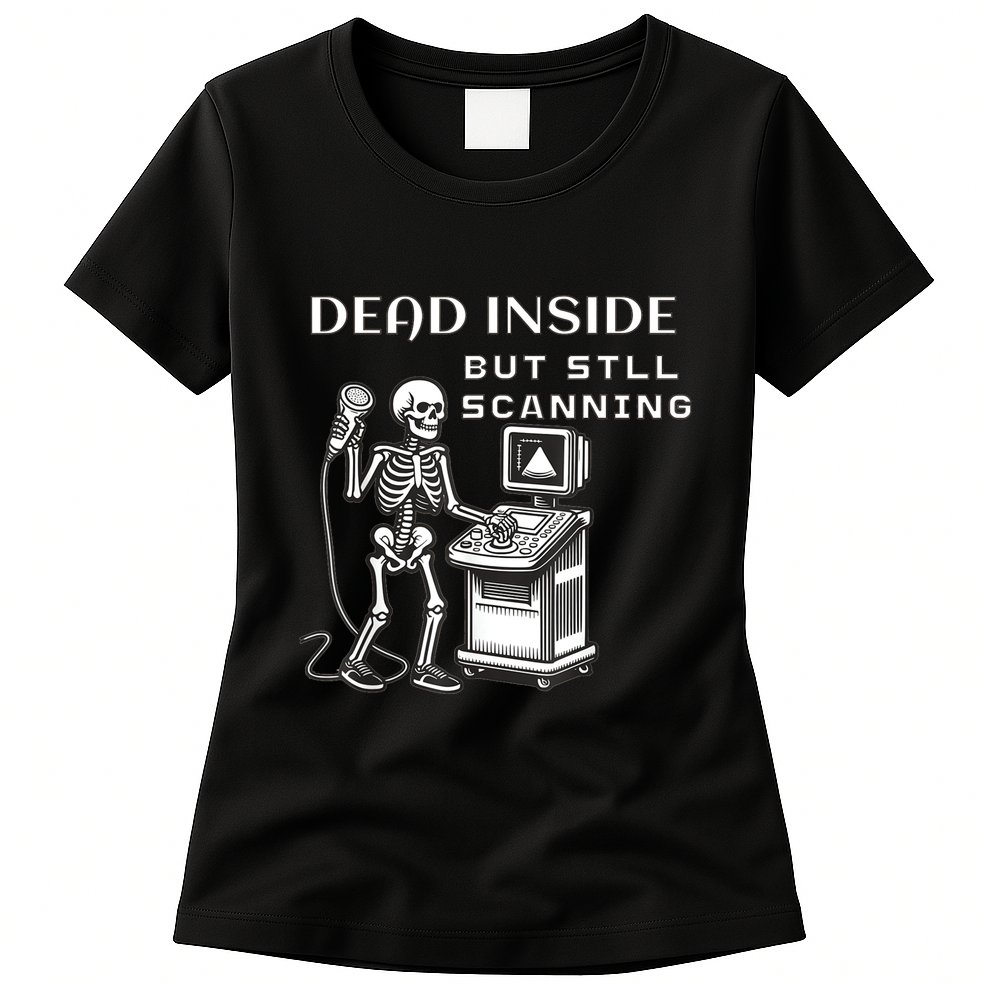 Ultrasound Tech Graduate Cardiac Sonographer Echo Vascular Womens T-Shirt