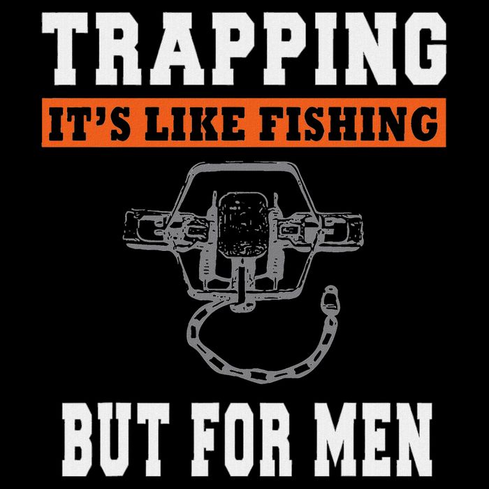 Unique Trapping Gift With A Funny Slogan For Trappers Full-Length Apron With Pockets
