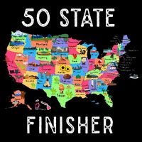 USA Travel Gift Visit 50 States Map City Backpack