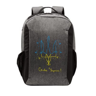 Ukraine Trident Glory To Ukraine Support Ukrainian Vector Backpack
