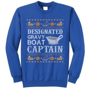 Ugly Thanksgiving Gravy Boat Captain Cool Gift Cool Gift Sweatshirt