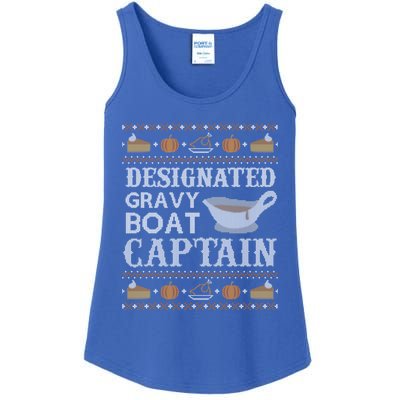 Ugly Thanksgiving Gravy Boat Captain Cool Gift Cool Gift Ladies Essential Tank