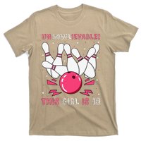 Unbowlievable! This Girl Is 13 Birthday Bowling Party 13th T-Shirt