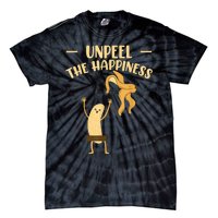 Unpeel The Happiness Fruit Lover Funny Banana Tie-Dye T-Shirt