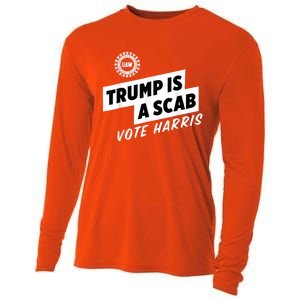 Uaw Trump Is A Scab Vote Harris Cooling Performance Long Sleeve Crew