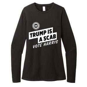 Uaw Trump Is A Scab Vote Harris Womens CVC Long Sleeve Shirt