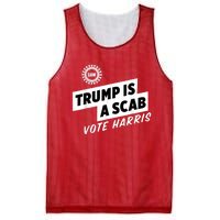 Uaw Trump Is A Scab Vote Harris Mesh Reversible Basketball Jersey Tank