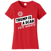 Uaw Trump Is A Scab Vote Harris Women's T-Shirt