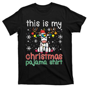 Unicorn This Is My Christmas Shirt Xmas Toddler Girls Kid T-Shirt