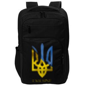 Ukraine Trident I Stand With Ukrainian Pride Support Impact Tech Backpack