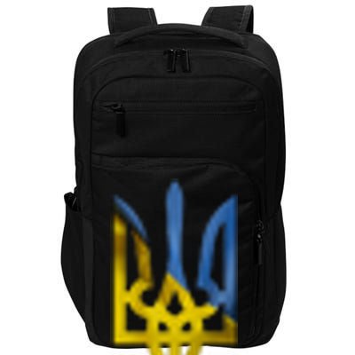 Ukraine Trident I Stand With Ukrainian Pride Support Impact Tech Backpack