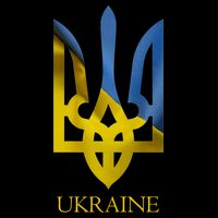 Ukraine Trident I Stand With Ukrainian Pride Support Backpack