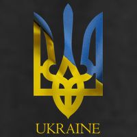 Ukraine Trident I Stand With Ukrainian Pride Support Adult Drive Performance Visor
