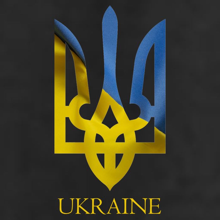 Ukraine Trident I Stand With Ukrainian Pride Support Adult Drive Performance Visor