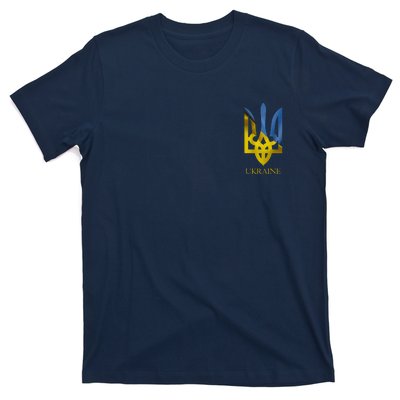 Ukraine Trident I Stand With Ukrainian Pride Support T-Shirt