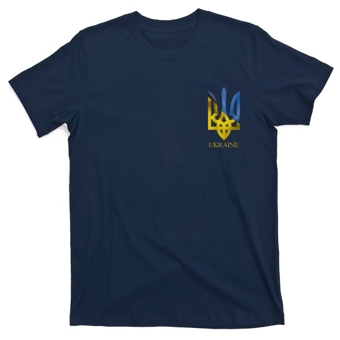 Ukraine Trident I Stand With Ukrainian Pride Support T-Shirt