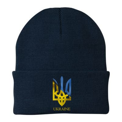 Ukraine Trident I Stand With Ukrainian Pride Support Beanie