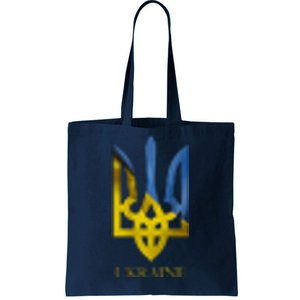 Ukraine Trident I Stand With Ukrainian Pride Support Tote Bag