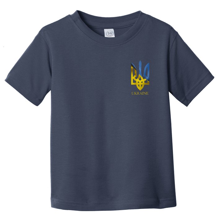 Ukraine Trident I Stand With Ukrainian Pride Support Toddler T-Shirt