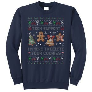 Ugly Techsupport I’M Here To Delete Your Cookies Christmas Sweatshirt